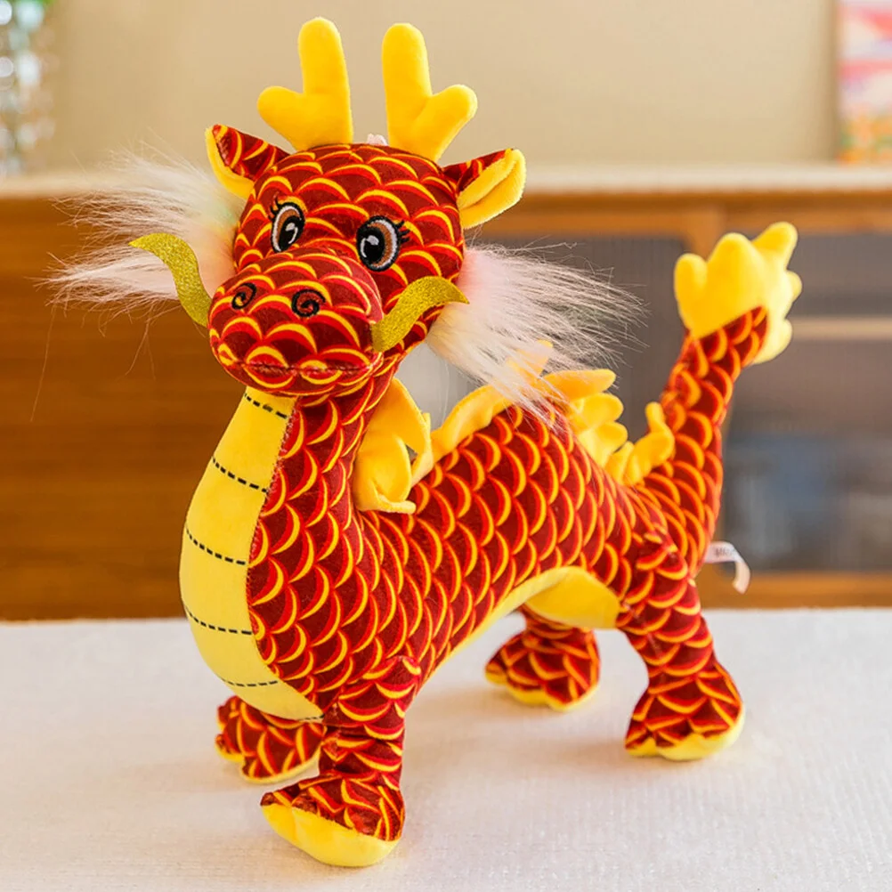 China Kids Toys Chinese Desktop Stuffed Animal Style Toy New Year Decor 
China Kids Toys Chinese Desktop Stuffed Animal Style Toy New Year Decor