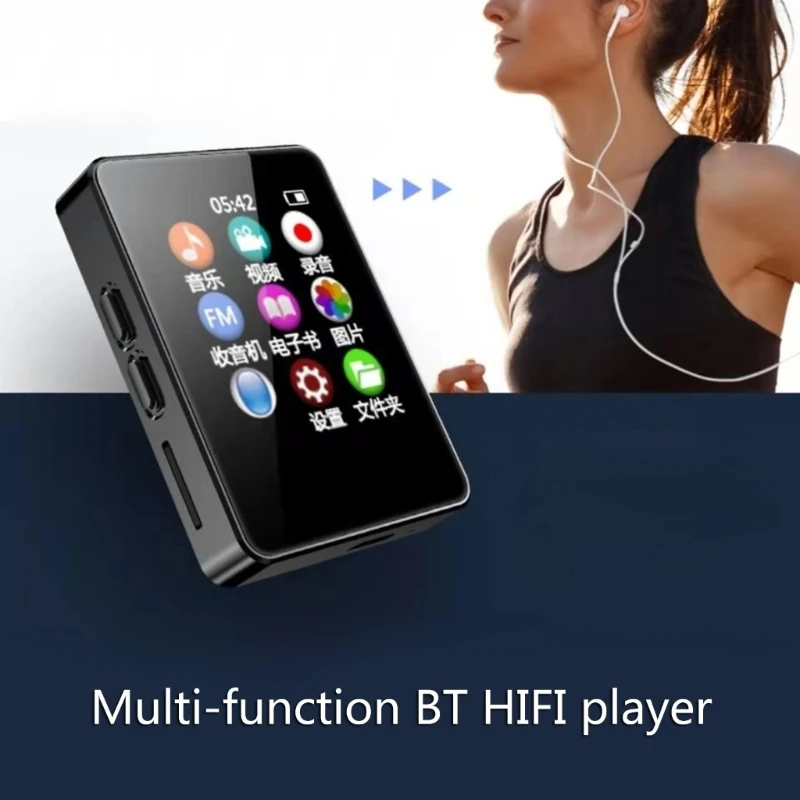 MP3-плеер 1,8 дюйма, полноэкранный, Bluetooth 4,0, стереозвук, Прямая поставка
MP3-плеер 1,8 дюйма, полноэкранный, Bluetooth 4,0, стереозвук, Прямая поставка