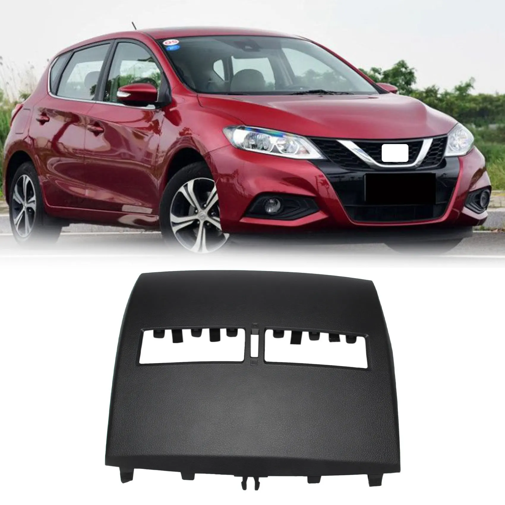 Car Air Conditioner Outlet Finisher-Instrument Panel Air Conditioning Vents Cover Shell for Nissan Tiida 2005-2011 Black
Car Air Conditioner Outlet Finisher-Instrument Panel Air Conditioning Vents Cover Shell for Nissan Tiida 2005-2011 Black
