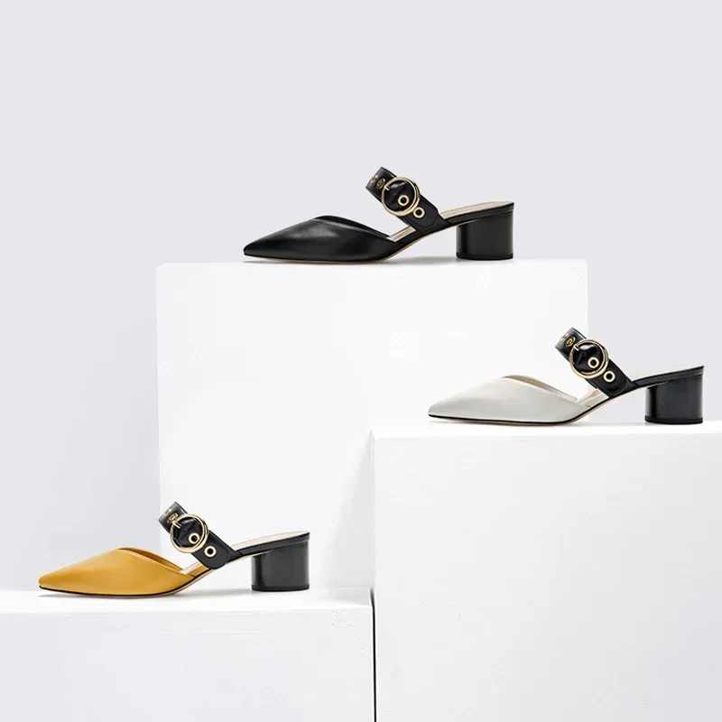 2023 Summer Fashion Versatile Fairy Style Thick Heel Sandals Women's Pointed High Heel Sandals Muller Shoes
2023 Summer Fashion Versatile Fairy Style Thick Heel Sandals Women's Pointed High Heel Sandals Muller Shoes