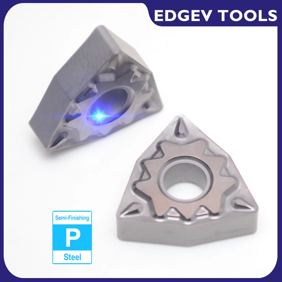 

EDGEV Cermet Grade WNMG080404 WNMG080408 WNMG 080404 080408 080412 CNC Carbide Insert Lathe Turning Tools For Replace HQ TN60
