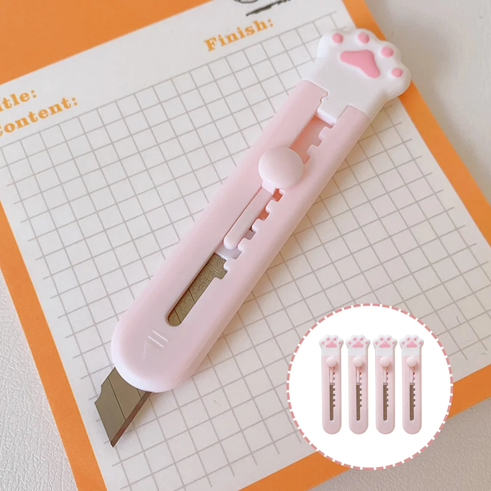 4Pcs Multi-function Box Cutters Adorable Craft Cutters Portable Paper Cutters Craft Supply
4Pcs Multi-function Box Cutters Adorable Craft Cutters Portable Paper Cutters Craft Supply