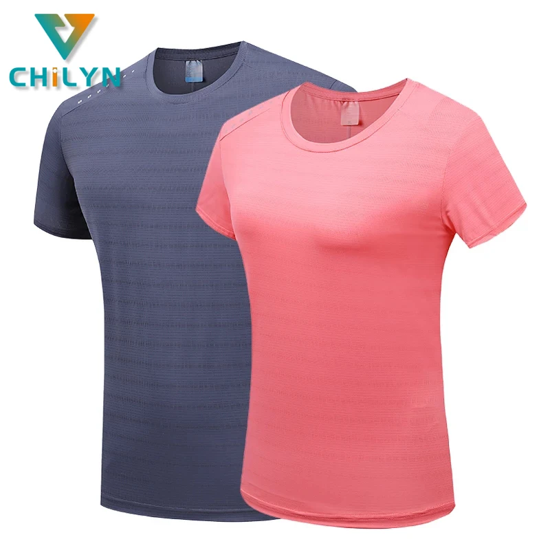 CHILYN Men's Quick Dry Short Sleeve Sports Women Running T-Shirt Reflective Hiking Tees Fitness Gym Workout Shirts Couples
CHILYN Men's Quick Dry Short Sleeve Sports Women Running T-Shirt Reflective Hiking Tees Fitness Gym Workout Shirts Couples