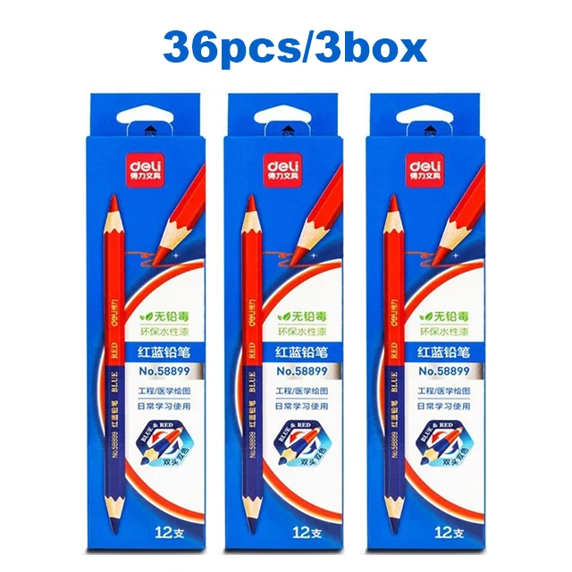 Карандаш Deli HB двойной цвет красный синий
Карандаш Deli HB двойной цвет красный синий
