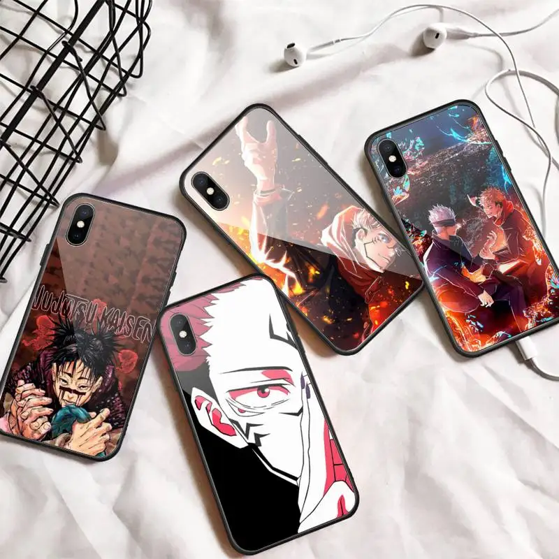 Jujutsu Kaisen Anime Phone Case Tempered glass For iphone 11 12 13 PRO MAX mini 6 7 8 plus X XS XR
Jujutsu Kaisen Anime Phone Case Tempered glass For iphone 11 12 13 PRO MAX mini 6 7 8 plus X XS XR