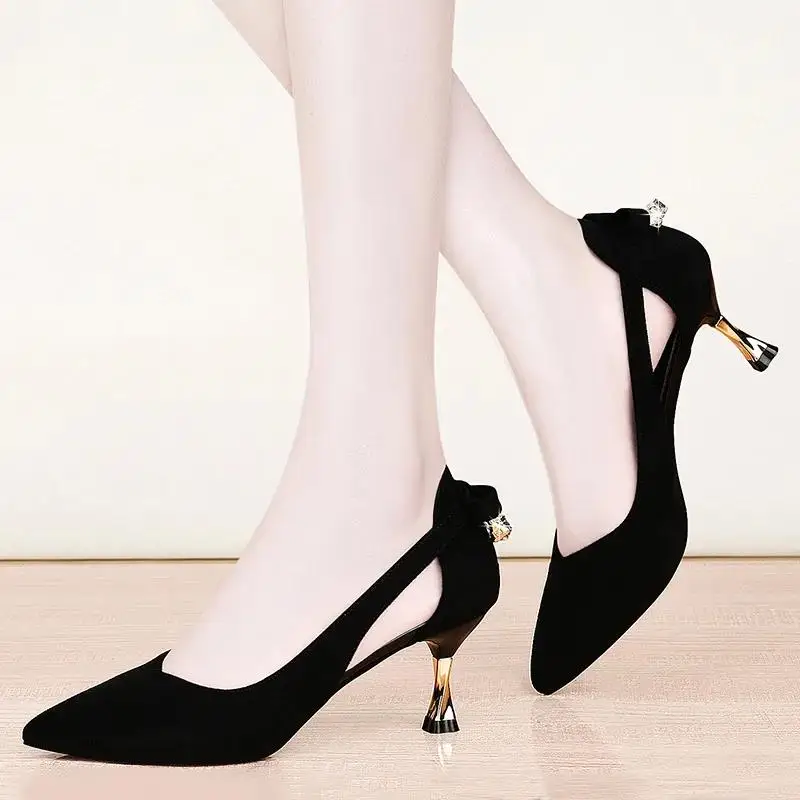 Women Cute Sweet Pointed Toe Red Pu Leather Slip on High Heels Female Casual Black Office Heels Shoes Zapatos
Women Cute Sweet Pointed Toe Red Pu Leather Slip on High Heels Female Casual Black Office Heels Shoes Zapatos