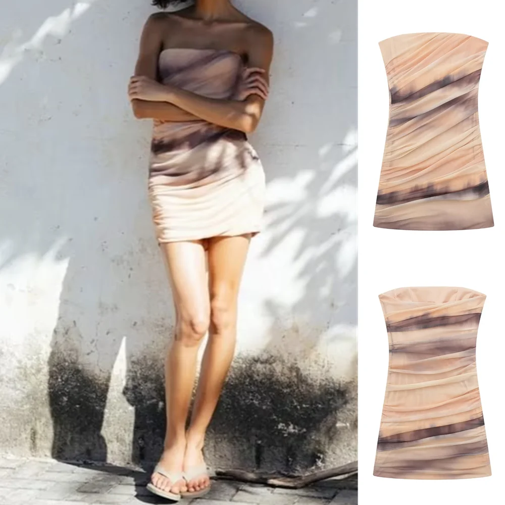 Летнее Новое Женское платье PB & ZA 2023, облегающее короткое платье с принтом бюстгальтера в европейском и американском стиле, 8091437
Летнее Новое Женское платье PB & ZA 2023, облегающее короткое платье с принтом бюстгальтера в европейском и американском стиле, 8091437