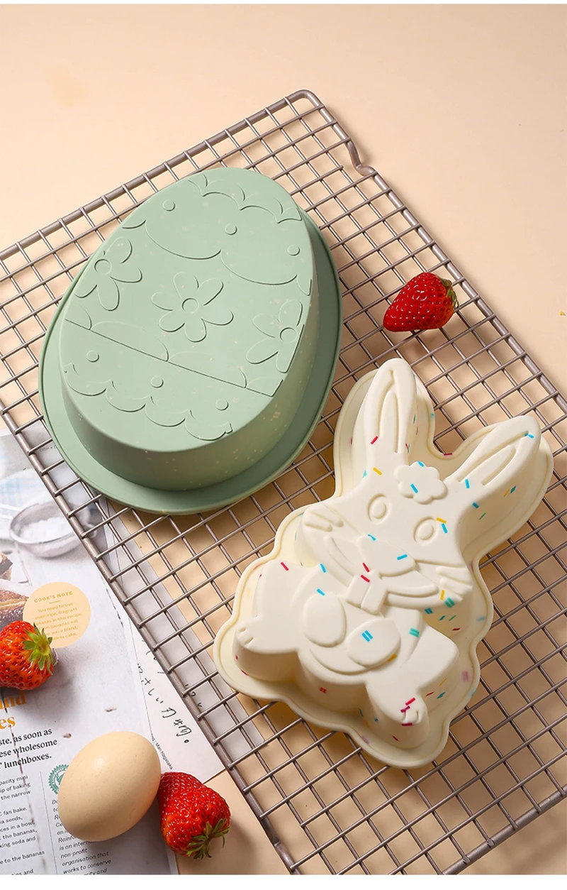 New Silicone Animal Model Cake Mold Easter Dinosaur Egg Bunny Cake Pan DIY Baking Kit Cute Bakeware Kitchen Accessories
New Silicone Animal Model Cake Mold Easter Dinosaur Egg Bunny Cake Pan DIY Baking Kit Cute Bakeware Kitchen Accessories
