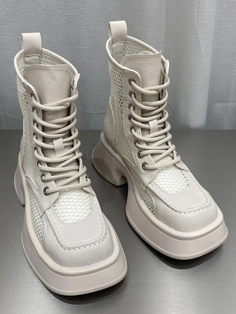 Brand Women Sandals Spring Summer New Boot 2022 Fashion Mesh Lace Up Shoes Platform Ankle Breathable Cozy Women Pumps Sandals
Brand Women Sandals Spring Summer New Boot 2022 Fashion Mesh Lace Up Shoes Platform Ankle Breathable Cozy Women Pumps Sandals