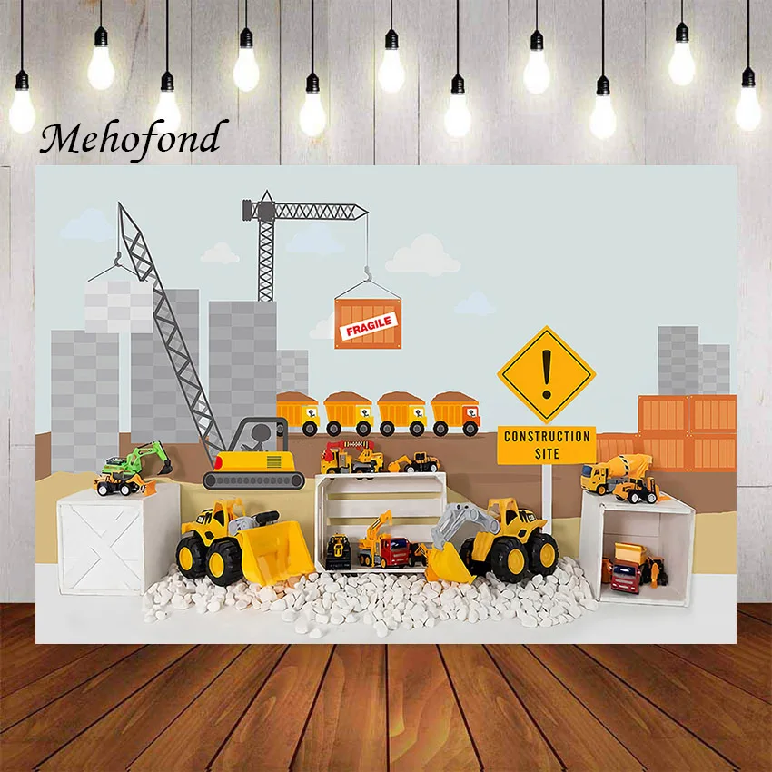 Mehofond Photography Background Construction Site Dump Truck Yellow Digger Boy Birthday Party Decoration Backdrop Photo Studio
Mehofond Photography Background Construction Site Dump Truck Yellow Digger Boy Birthday Party Decoration Backdrop Photo Studio