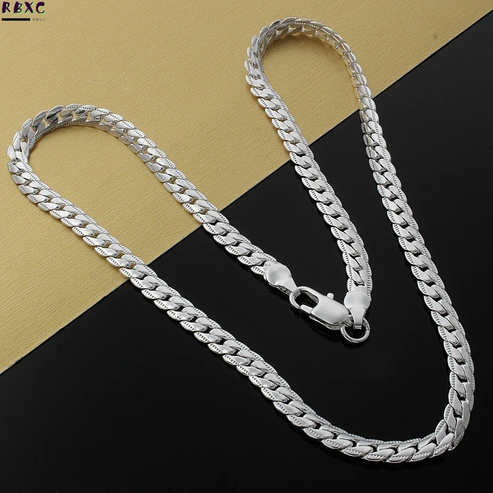 5MM Full Sideways Tibetan Silver S925 Necklace Unisex Fashion Jewelry For Women Men 45/50/55/60CM Link Chain Wedding Gift XL1010
5MM Full Sideways Tibetan Silver S925 Necklace Unisex Fashion Jewelry For Women Men 45/50/55/60CM Link Chain Wedding Gift XL1010