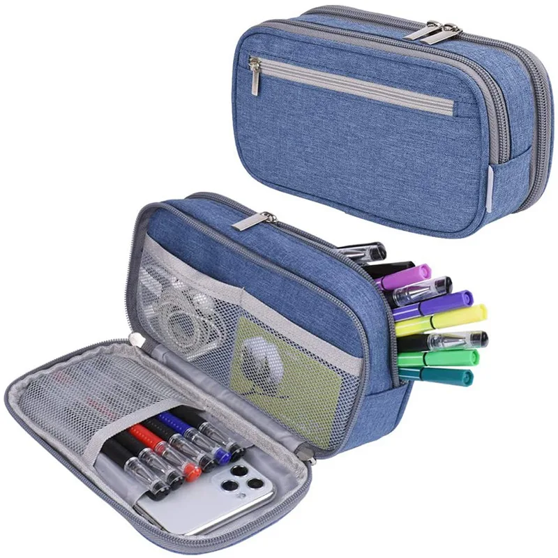 Black Square Large Capacity Pencil Bag Three-Layer Pen Case Stationery Holder Multifunctional Pencil Pouch School Supplies
Black Square Large Capacity Pencil Bag Three-Layer Pen Case Stationery Holder Multifunctional Pencil Pouch School Supplies