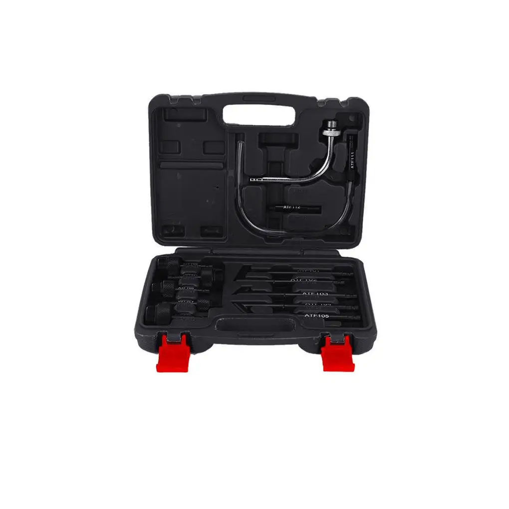 13Pcs/Set Oil Fill Adapter Transmission Fluid Oil Refilling Refill Connector Tool Kit
13Pcs/Set Oil Fill Adapter Transmission Fluid Oil Refilling Refill Connector Tool Kit