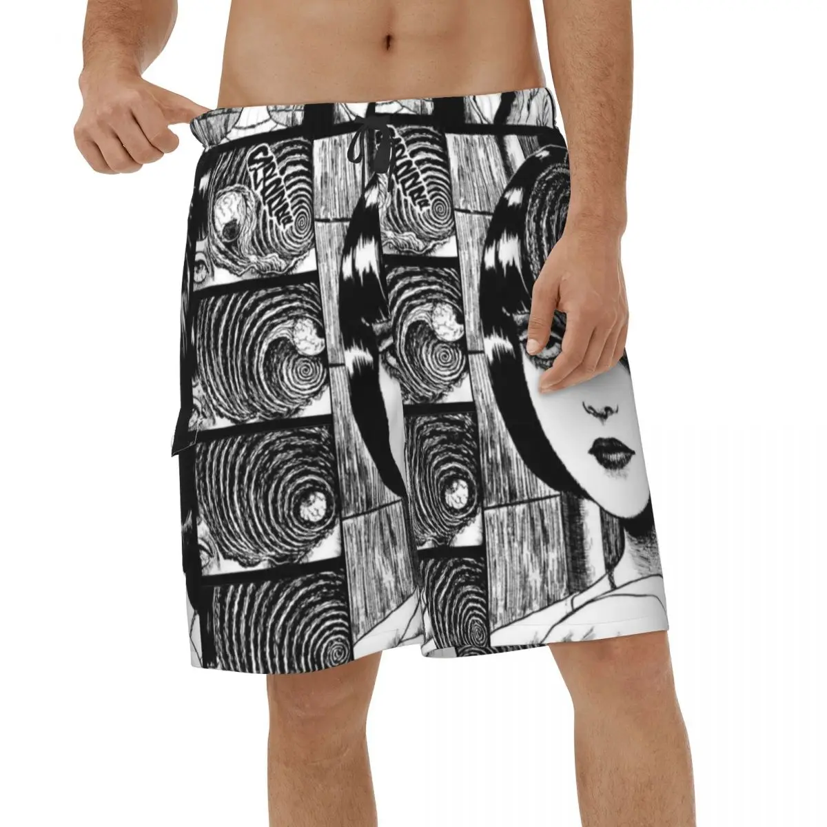 Uzumaki Junji Ito Horror Men Beach Shorts Running Swimwear Streetwear Vacation Short Pants Male Breathable Short Pants
Uzumaki Junji Ito Horror Men Beach Shorts Running Swimwear Streetwear Vacation Short Pants Male Breathable Short Pants