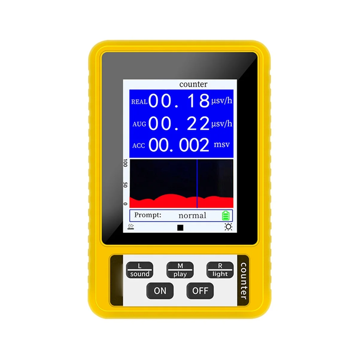 Geiger Counter Nuclear Radiation Detector with LCD Display Screen Dosimeter Detectors Beta Gamma X-Ray Tester Portable
Geiger Counter Nuclear Radiation Detector with LCD Display Screen Dosimeter Detectors Beta Gamma X-Ray Tester Portable