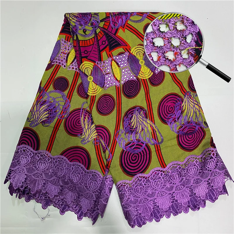 High Quality Luxury Neck Designs African Ankara Wax Fabric Embroidery Nigerian Wedding Aso Obi Lace Material 5Yards Women Dress
High Quality Luxury Neck Designs African Ankara Wax Fabric Embroidery Nigerian Wedding Aso Obi Lace Material 5Yards Women Dress