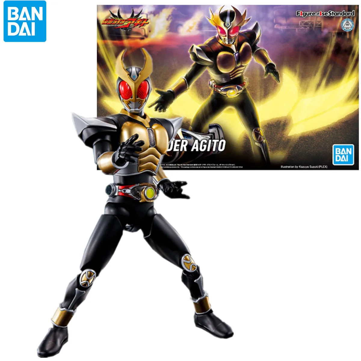 BANDAI Masked Rider Agito Figure-rise Standard AGITO Ground Form Action Figure Toy Model Doll Gift
BANDAI Masked Rider Agito Figure-rise Standard AGITO Ground Form Action Figure Toy Model Doll Gift