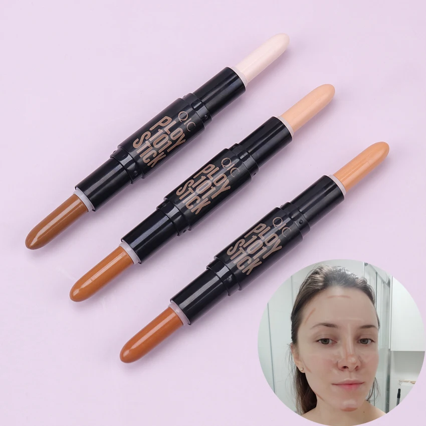 1PC Double-end Concealer Stick Face Makeup Creamy Foundation Pencil Women Cosmetics Facial Contour Creamy Pen
1PC Double-end Concealer Stick Face Makeup Creamy Foundation Pencil Women Cosmetics Facial Contour Creamy Pen