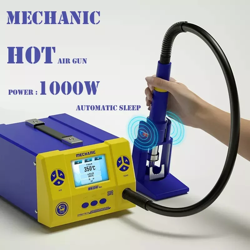 1000W 220/110V 861DW Max Heat Gun Lead Free Hot Air Soldering Station Microcomputer Temperature Rework Station+4nozzle
1000W 220/110V 861DW Max Heat Gun Lead Free Hot Air Soldering Station Microcomputer Temperature Rework Station+4nozzle