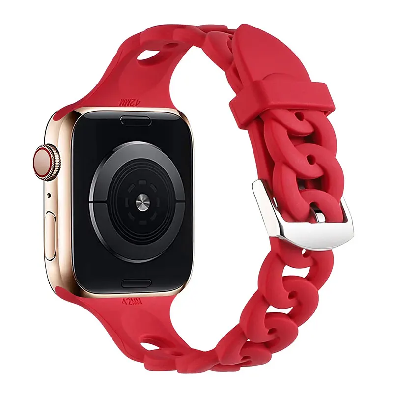 Silicone Strap For Apple Watch band 40mm 44mm 45mm 41mm 38mm 42mm 44 mm Rubber watchband bracelet iWatch serie 3 4 5 6 se 7 band
Silicone Strap For Apple Watch band 40mm 44mm 45mm 41mm 38mm 42mm 44 mm Rubber watchband bracelet iWatch serie 3 4 5 6 se 7 band