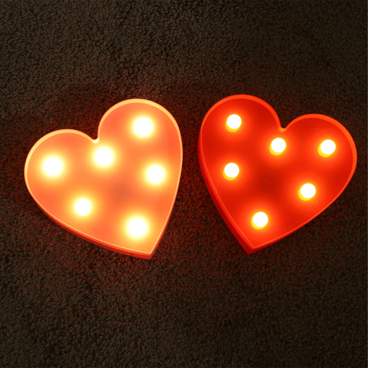 2 Night Heart Shape Delicate Neon Creative Decorative Lamp for Engagement Valentine's Day
2 Night Heart Shape Delicate Neon Creative Decorative Lamp for Engagement Valentine's Day