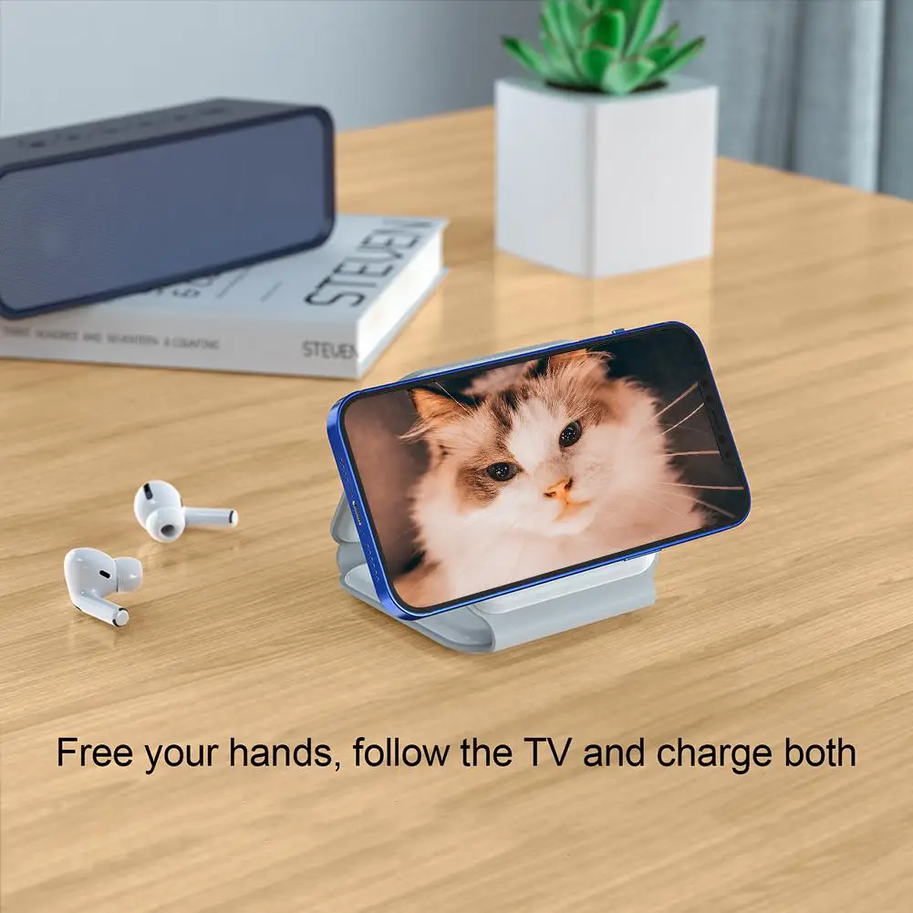 3-in-1 Wireless Charger Magnetic Foldable Charging Station Multi-function Fast Charging Pad For Watch Headphone
3-in-1 Wireless Charger Magnetic Foldable Charging Station Multi-function Fast Charging Pad For Watch Headphone