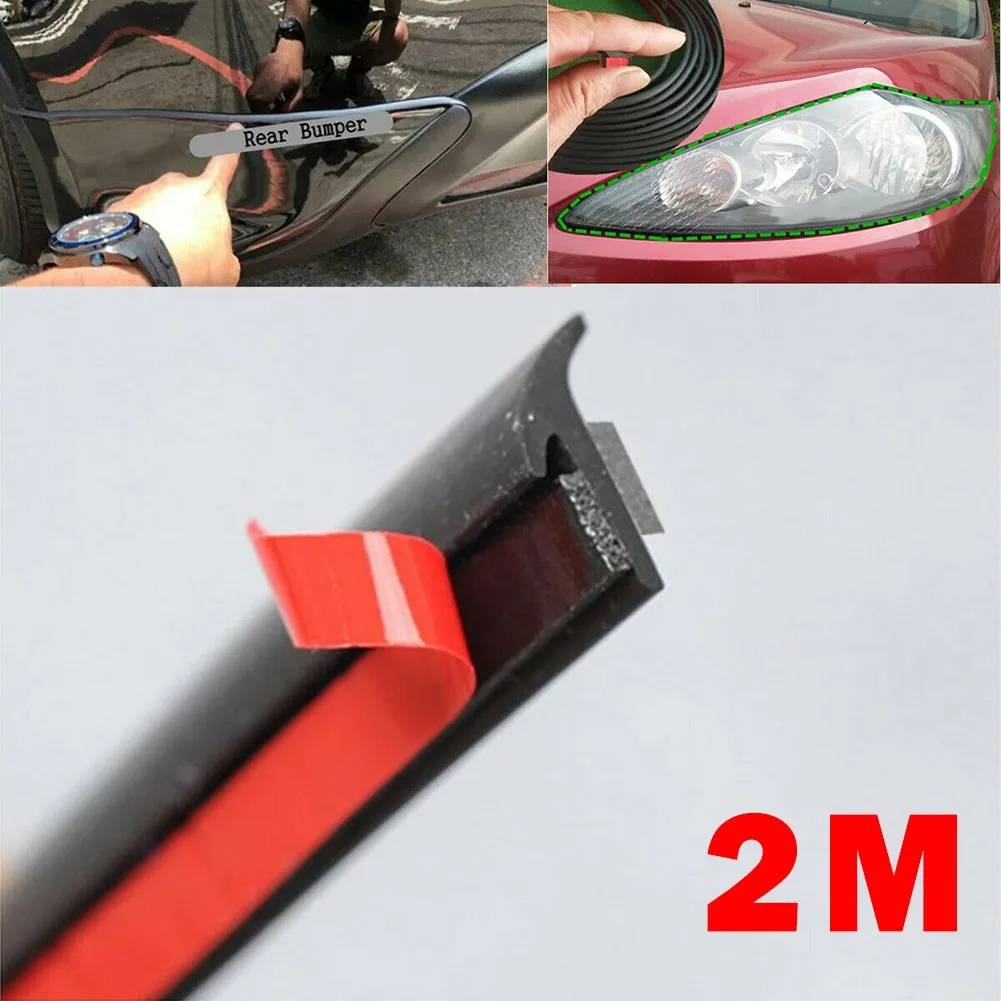New Sealing Strip Trim 2 Meter Fender For Car Front Rear Bumper Lip Headlight Rubber Sealed Strips Weatherstrip
New Sealing Strip Trim 2 Meter Fender For Car Front Rear Bumper Lip Headlight Rubber Sealed Strips Weatherstrip