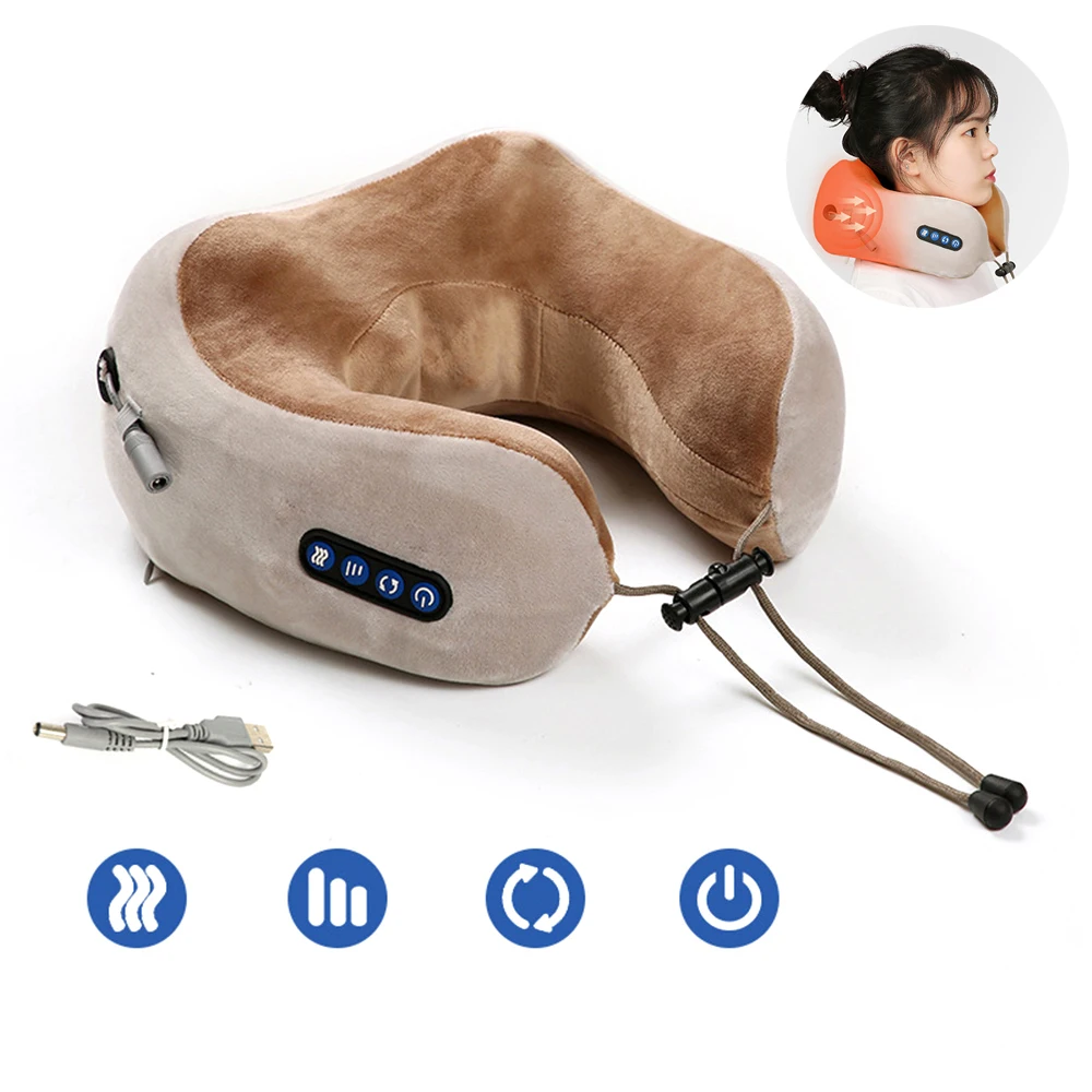 Rechargeable Multi-Function Home Car Cervical Spine Neck Pillow Massager U-Shaped Kneading Massage Pillow Home Gift
Rechargeable Multi-Function Home Car Cervical Spine Neck Pillow Massager U-Shaped Kneading Massage Pillow Home Gift