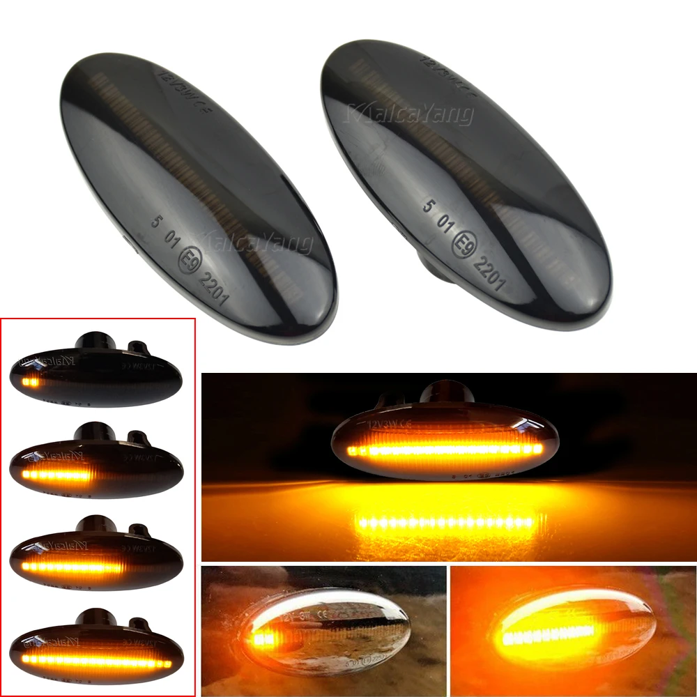 For Renault Koleos 2008 2009 2010 2011 Dynamic Amber Side Marker Lamp LED Flowing Turn Signal Blinker Light
For Renault Koleos 2008 2009 2010 2011 Dynamic Amber Side Marker Lamp LED Flowing Turn Signal Blinker Light 