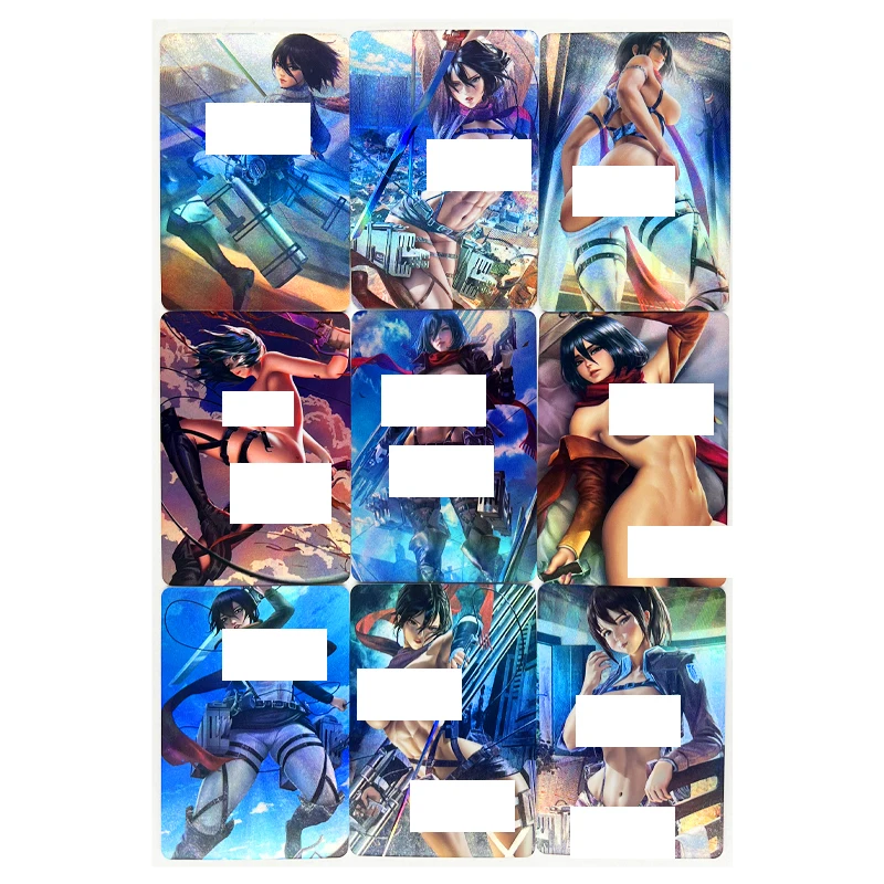 9pcs/set ACG Sexy Nude Attack on Titan Mikasa Ackerman Toys Hobbies Hobby Collectibles Game Collection Anime Cards 
9pcs/set ACG Sexy Nude Attack on Titan Mikasa Ackerman Toys Hobbies Hobby Collectibles Game Collection Anime Cards