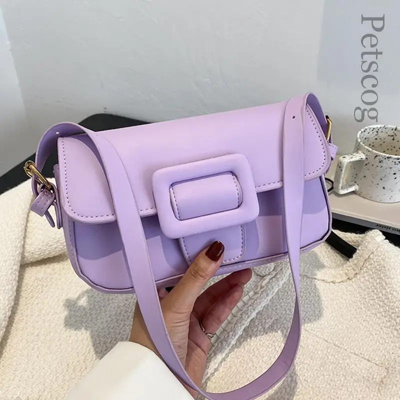 Casual Women's Shoulder Bag Fashion Color Hasp Girls Crossbody Bags Luxury Brand Designer Underarm Clutch Ladies Cute Bags
Casual Women's Shoulder Bag Fashion Color Hasp Girls Crossbody Bags Luxury Brand Designer Underarm Clutch Ladies Cute Bags