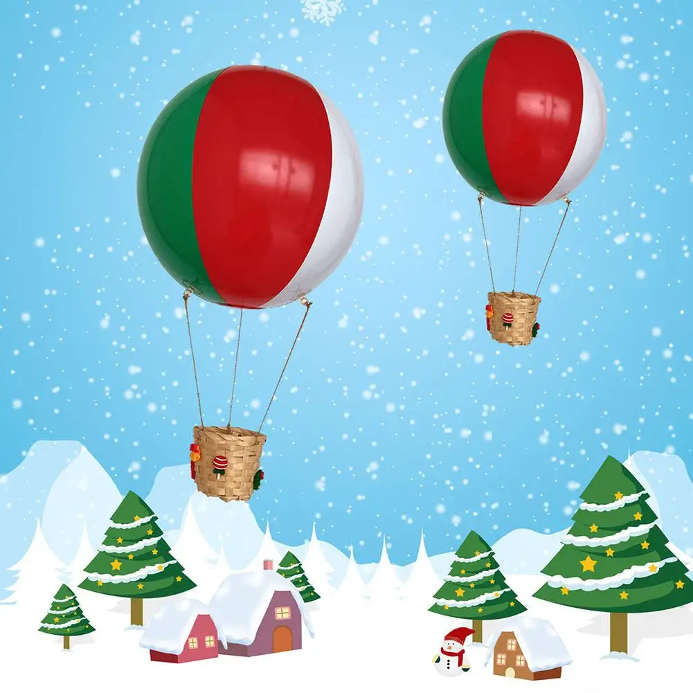 Christmas Hot Air Balloon Bamboo Basket Storing Doll Balloon Hot Air Candies Material PVC Decoration G3C2
Christmas Hot Air Balloon Bamboo Basket Storing Doll Balloon Hot Air Candies Material PVC Decoration G3C2