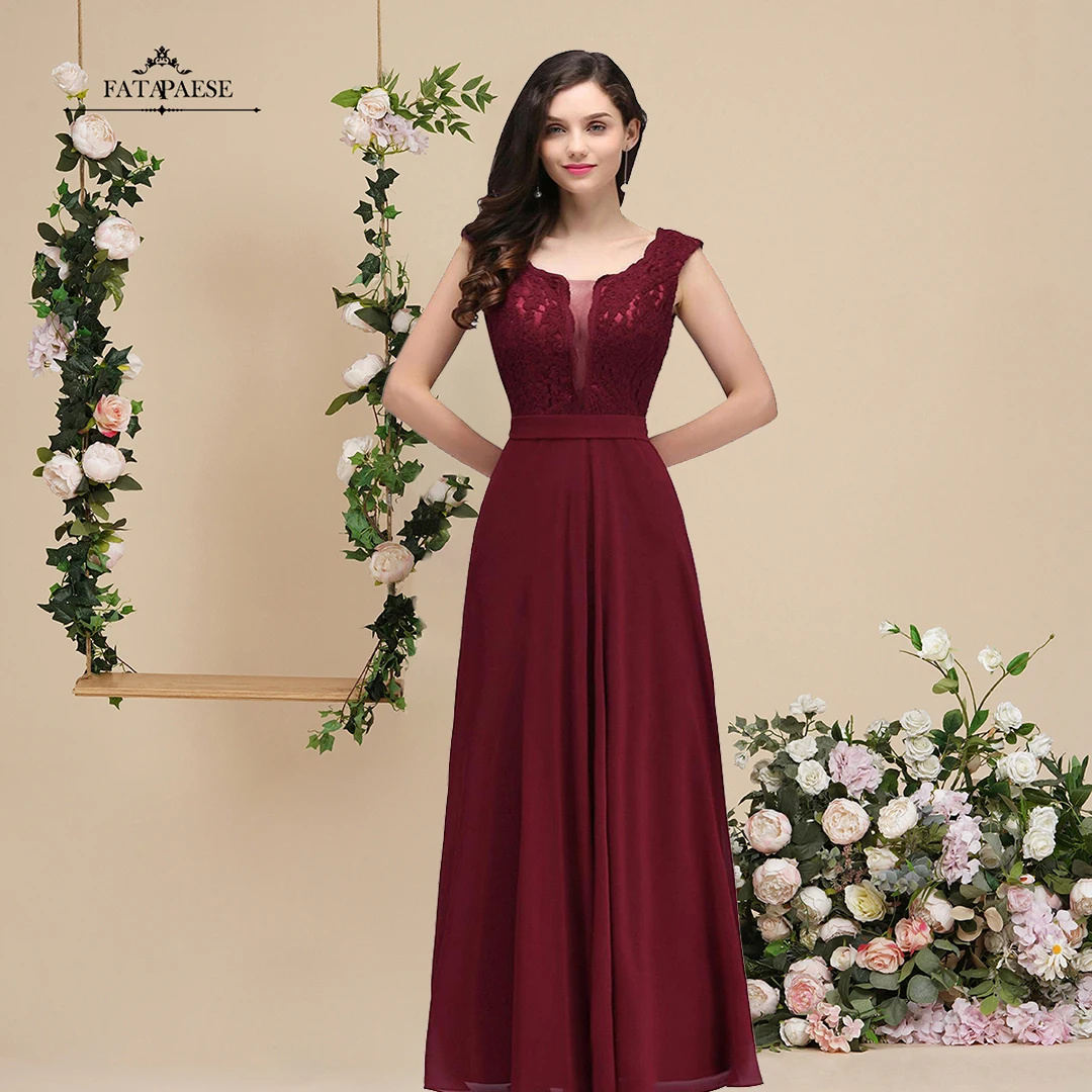 Платье FATAPAESE в пол для выпускного вечера, длинное ТРАПЕЦИЕВИДНОЕ вечернее платье бордового цвета, для торжеств и вечевечерние 
Платье FATAPAESE в пол для выпускного вечера, длинное ТРАПЕЦИЕВИДНОЕ вечернее платье бордового цвета, для торжеств и вечевечерние