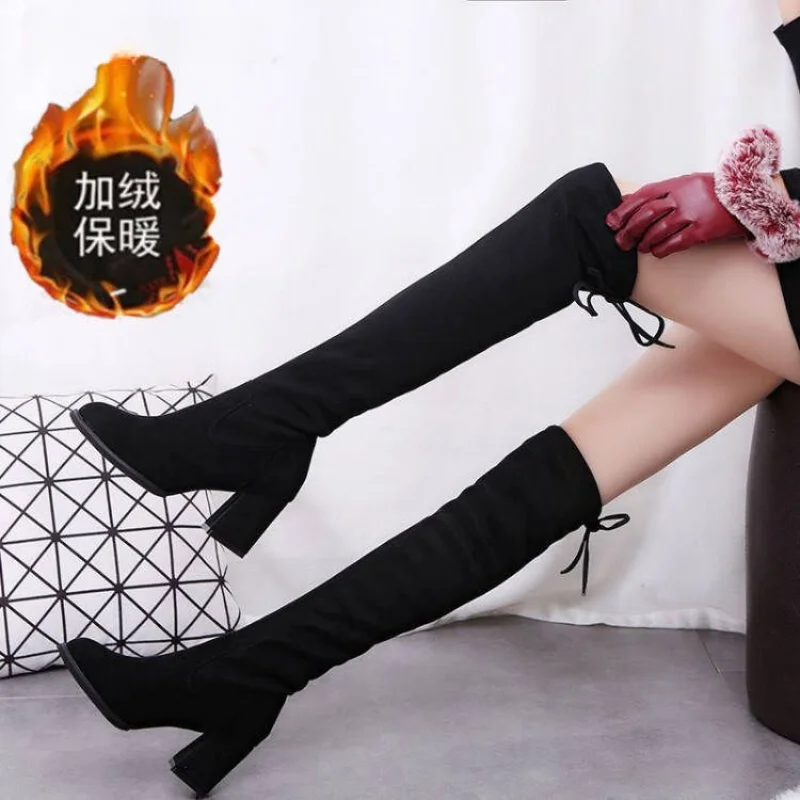 Women High-heel Thick Platform Ankle Heel Over-the-knee New Listing Autumn and Winter High Fleece 2022 Over The Knee Boots
Women High-heel Thick Platform Ankle Heel Over-the-knee New Listing Autumn and Winter High Fleece 2022 Over The Knee Boots