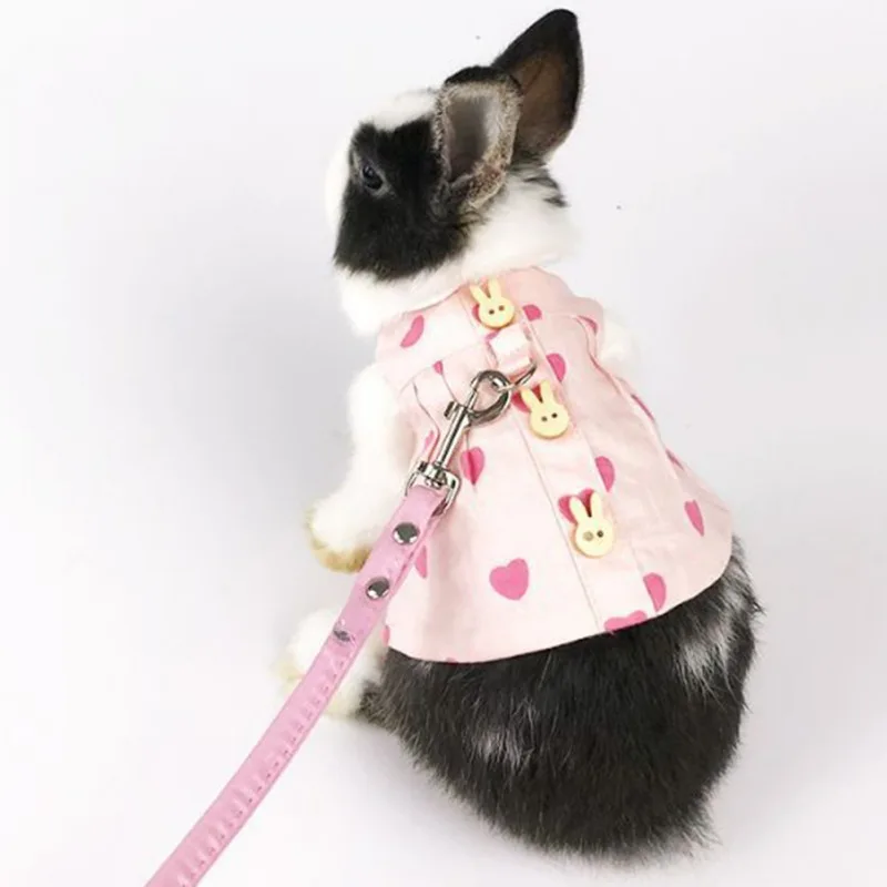 Pet Rabbit Clothes Dress Small Animal Harness Leash Vest Hat Set For Ferret Bunny Hamster Small Pet Supplies
Pet Rabbit Clothes Dress Small Animal Harness Leash Vest Hat Set For Ferret Bunny Hamster Small Pet Supplies