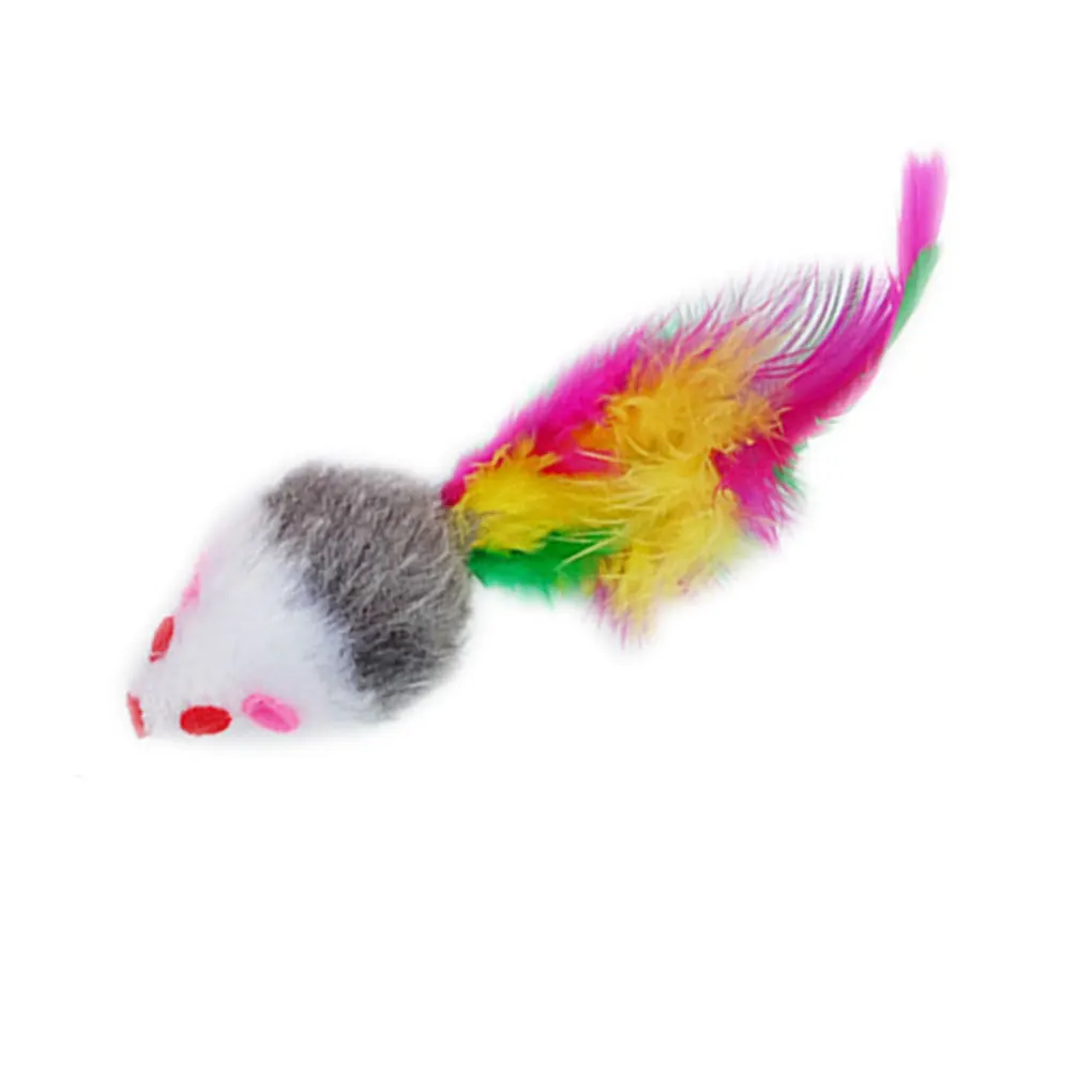 10PCS Random Color False Mouse Pet Cat Toys Kitten Funny Playing Toys Cats Colorful Feather Plush Mini Mouse Toys
10PCS Random Color False Mouse Pet Cat Toys Kitten Funny Playing Toys Cats Colorful Feather Plush Mini Mouse Toys
