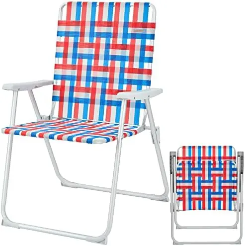 Extra Wide Folding Beach Chair Aluminium Webbed Lawn Chair Portable Camping Chair Lightweight Beach Chairs for Adults Off Groun
Extra Wide Folding Beach Chair Aluminium Webbed Lawn Chair Portable Camping Chair Lightweight Beach Chairs for Adults Off Groun
