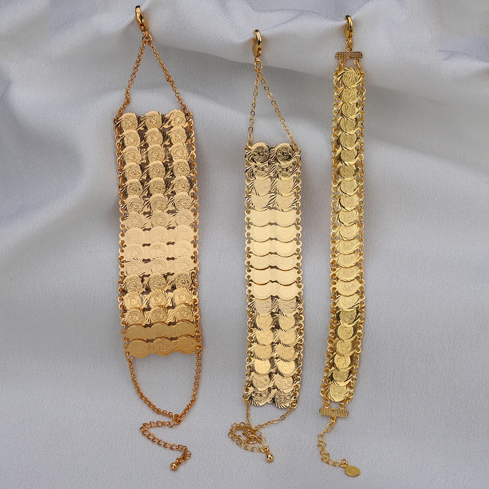 Luxury Hand Chain Gold Color Copper Material Bangle For Women Men Money Coins Bracelet Arab Middle Eastern Jewelry African Gifts
Luxury Hand Chain Gold Color Copper Material Bangle For Women Men Money Coins Bracelet Arab Middle Eastern Jewelry African Gifts