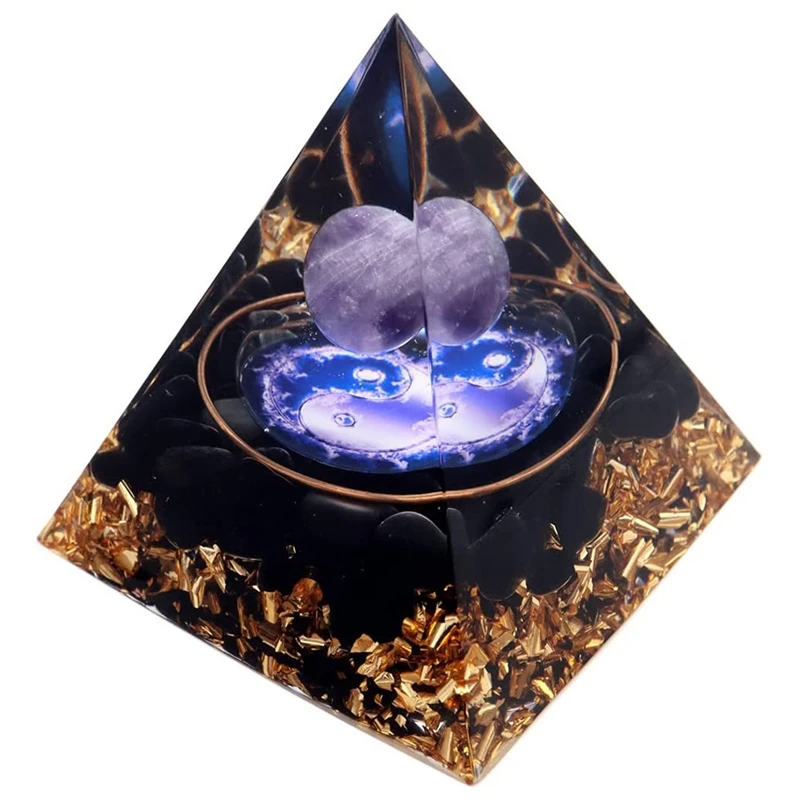 Orgonite Pyramid Obsidian Sazare Amethyst Marutama Taiko Orgonite Pyramid Figurine Natural Stone Power Stone
Orgonite Pyramid Obsidian Sazare Amethyst Marutama Taiko Orgonite Pyramid Figurine Natural Stone Power Stone
