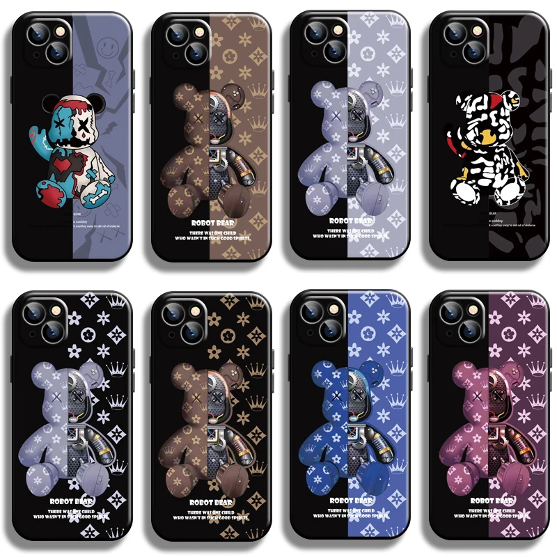 Fashion Luxury Bear For Apple iPhone 13 12 11 Pro 13 12 Mini X XR XS Max 5 6 6S 7 8 Plus SE2020 Phone Case Back Liquid Silicon
Fashion Luxury Bear For Apple iPhone 13 12 11 Pro 13 12 Mini X XR XS Max 5 6 6S 7 8 Plus SE2020 Phone Case Back Liquid Silicon