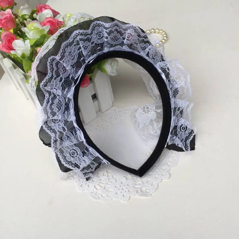 Lolita Headband Cute Lady Dress Hair Accessories Japanese Maid Girl Dark Headdress Handmade
Lolita Headband Cute Lady Dress Hair Accessories Japanese Maid Girl Dark Headdress Handmade
