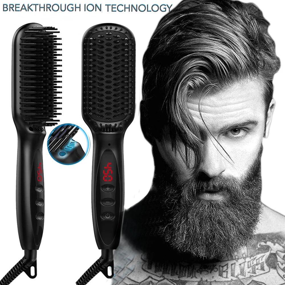 Beard Straightener Smoothing Brush Straight Hair Heating Comb Electric Comb Straightener Hair Straightening Brush for Beard
Beard Straightener Smoothing Brush Straight Hair Heating Comb Electric Comb Straightener Hair Straightening Brush for Beard