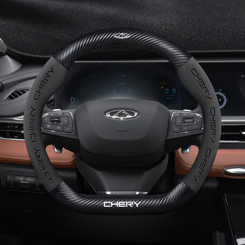 38cm Car Steering Wheel Cover Anti-Slip For Chery Tiggo 7 Pro 20-21 Tiggo 8 Plus 4 5 3 2 T11 5X Amu Fulwin Arrizo 5
38cm Car Steering Wheel Cover Anti-Slip For Chery Tiggo 7 Pro 20-21 Tiggo 8 Plus 4 5 3 2 T11 5X Amu Fulwin Arrizo 5