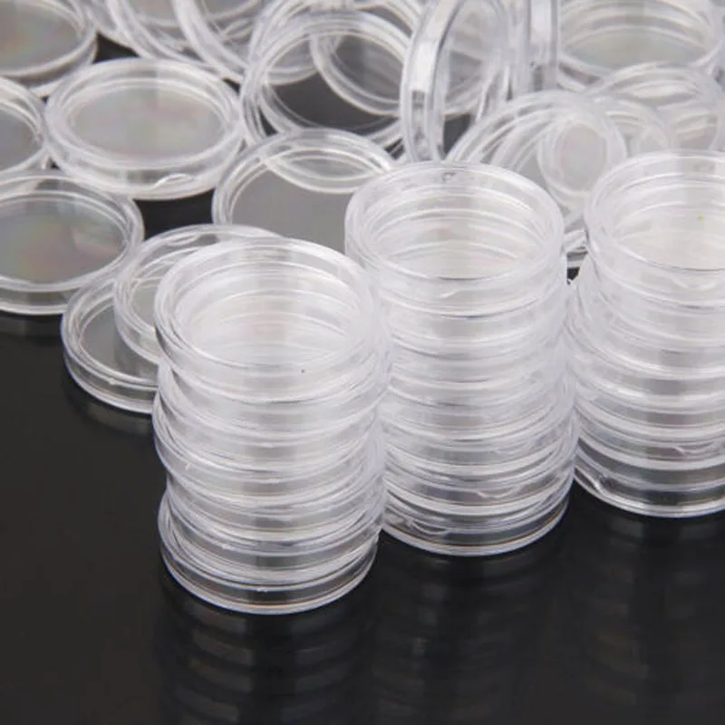 100Pcs 20mm Clear Coin Capsules Containers Storage Boxes Protective Holders Round Coins Box Coin Collection Holder Containers
100Pcs 20mm Clear Coin Capsules Containers Storage Boxes Protective Holders Round Coins Box Coin Collection Holder Containers