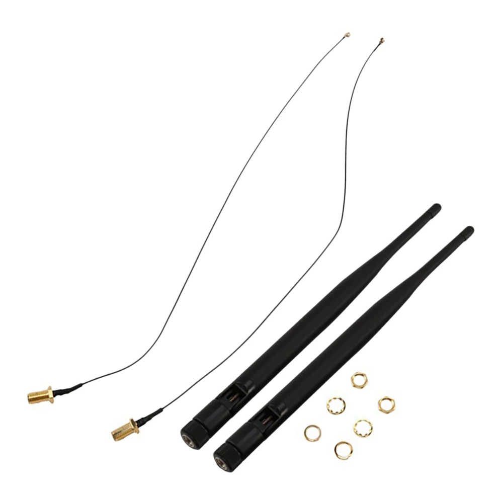 3DBi Indoor Omnidirectional Antenna Kit with 2X3DBi 2.4GHz 5GHz Dual Band WiFi RP-SMA Antenna+2X35cm U.Fl/IPEX Cable
3DBi Indoor Omnidirectional Antenna Kit with 2X3DBi 2.4GHz 5GHz Dual Band WiFi RP-SMA Antenna+2X35cm U.Fl/IPEX Cable