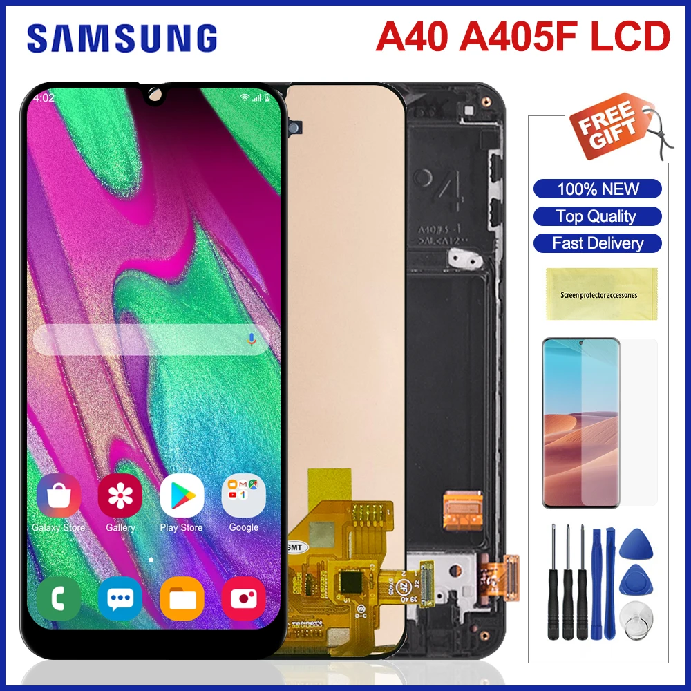 100% Tested Screen For Samsung Galaxy A40 LCD Display Touch Screen Digitizer Panel For Samsung A40 A405F A405FN A405FM
100% Tested Screen For Samsung Galaxy A40 LCD Display Touch Screen Digitizer Panel For Samsung A40 A405F A405FN A405FM