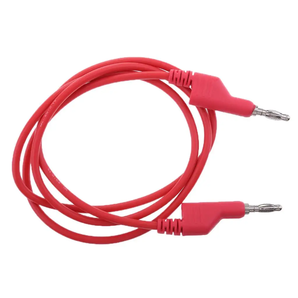 Pack of 3 4mm Stackable Banana Plug Wire, Copper Test Cable Cords - 1 Meter / 3.3ft (Red+Blue+Black)
Pack of 3 4mm Stackable Banana Plug Wire, Copper Test Cable Cords - 1 Meter / 3.3ft (Red+Blue+Black)