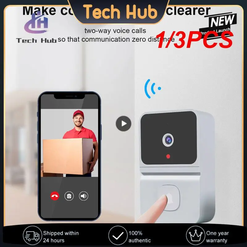 1/3PCS Tuya WiFi Video Doorbell Smart Home Indoor Security Protection Camera Two Way Intercom Night Vision Rechargeable Smart
1/3PCS Tuya WiFi Video Doorbell Smart Home Indoor Security Protection Camera Two Way Intercom Night Vision Rechargeable Smart