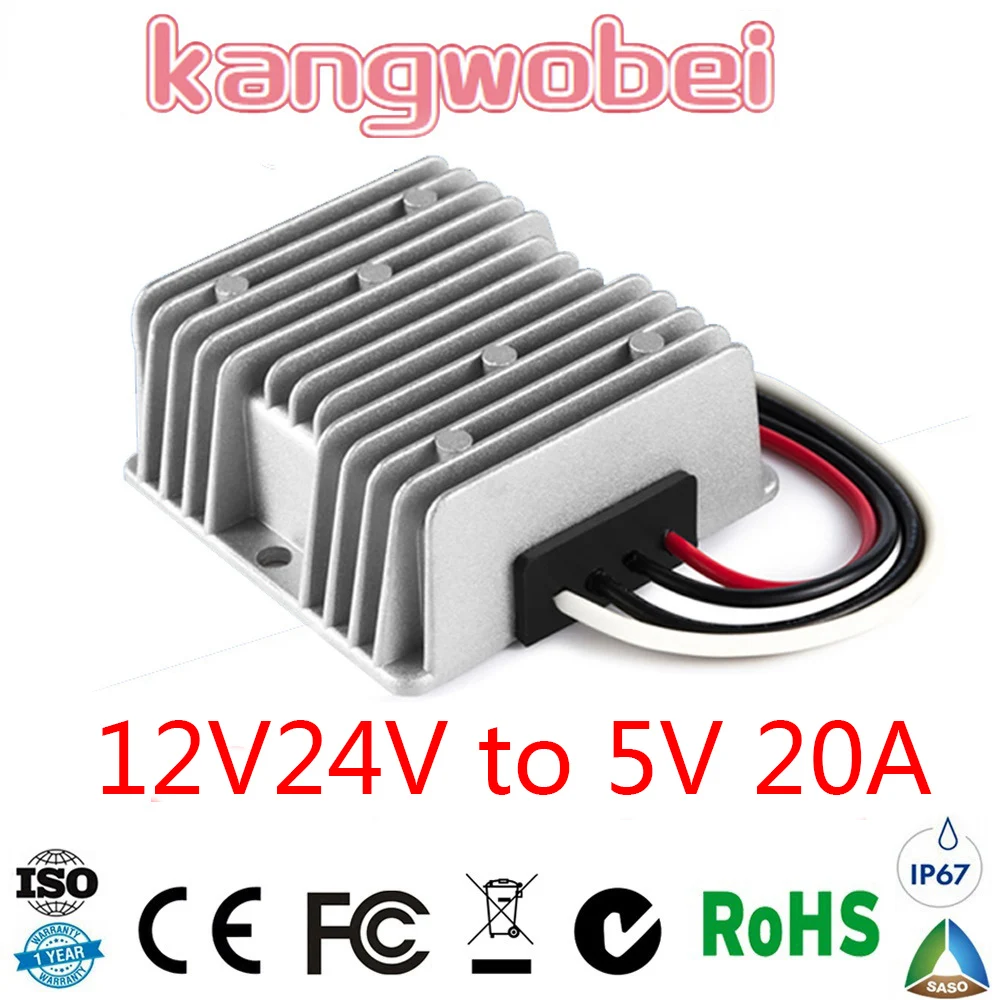 12V24V to 5V 20A 12V to 5V 24V to 5V 20 AMPDC power converter vehicle power supply step-down module transformer CE RoHS
12V24V to 5V 20A 12V to 5V 24V to 5V 20 AMPDC power converter vehicle power supply step-down module transformer CE RoHS
