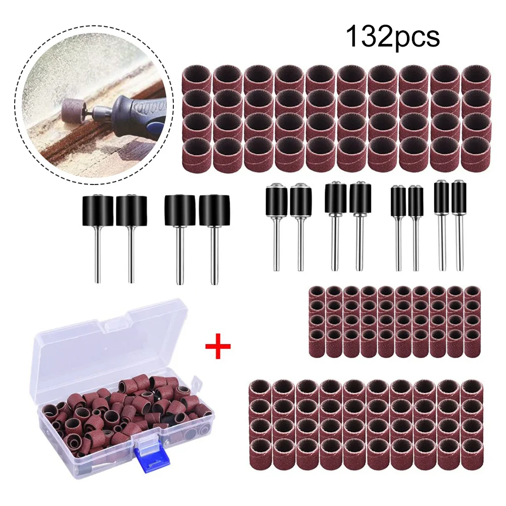132PCS Grit Pads With Sanding Drum Set Polishing Drill Accessories Grinder For Woodworking Metalworking Abrasive Tool Dispensers
132PCS Grit Pads With Sanding Drum Set Polishing Drill Accessories Grinder For Woodworking Metalworking Abrasive Tool Dispensers
